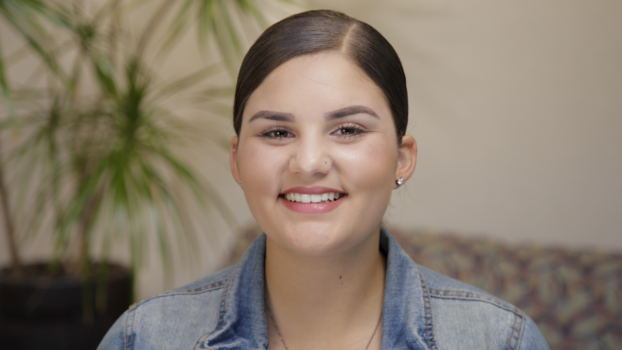 portrait image of jalena after wisdom teeth removal