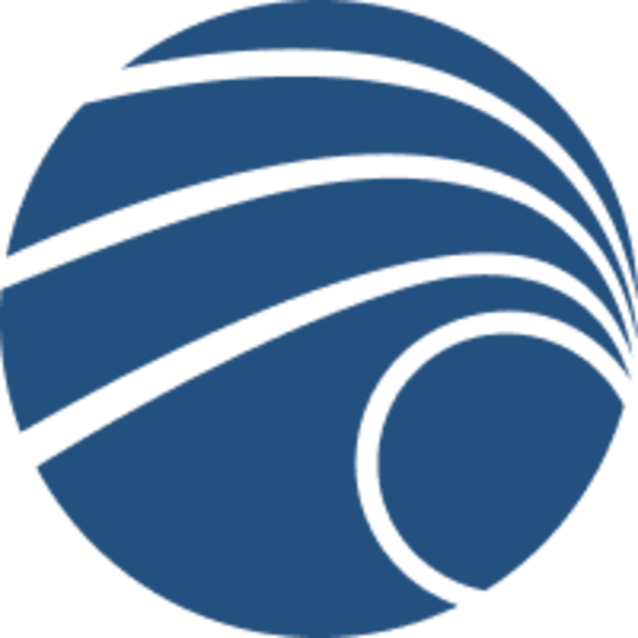 Logo footer blue