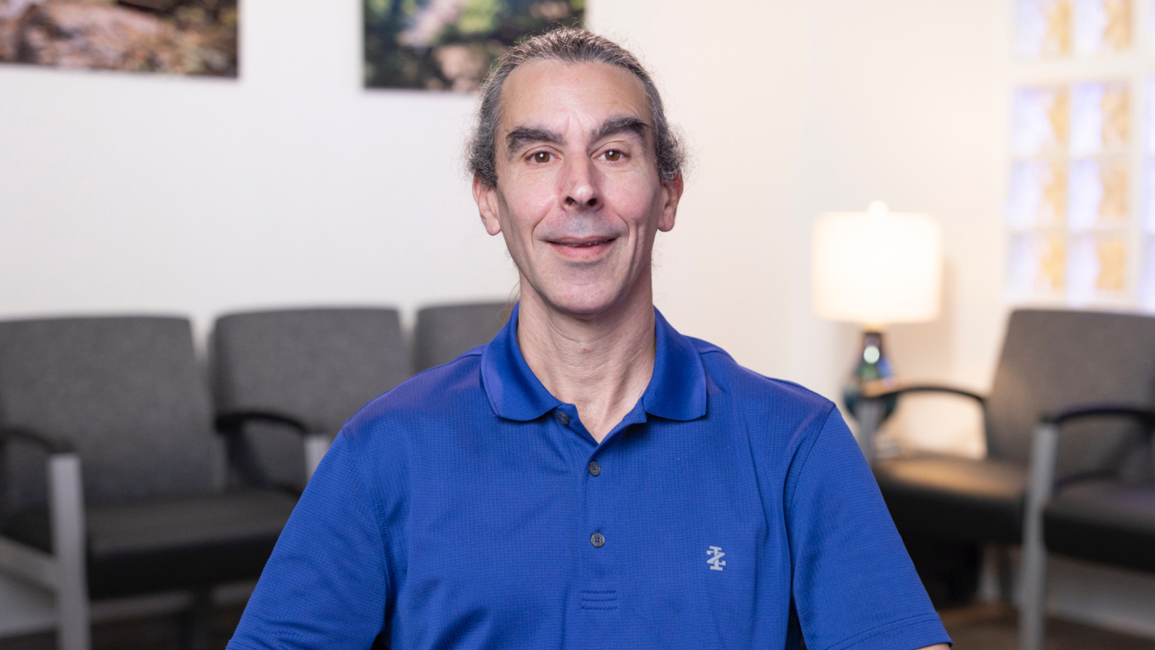 portrait image of david after dental implants