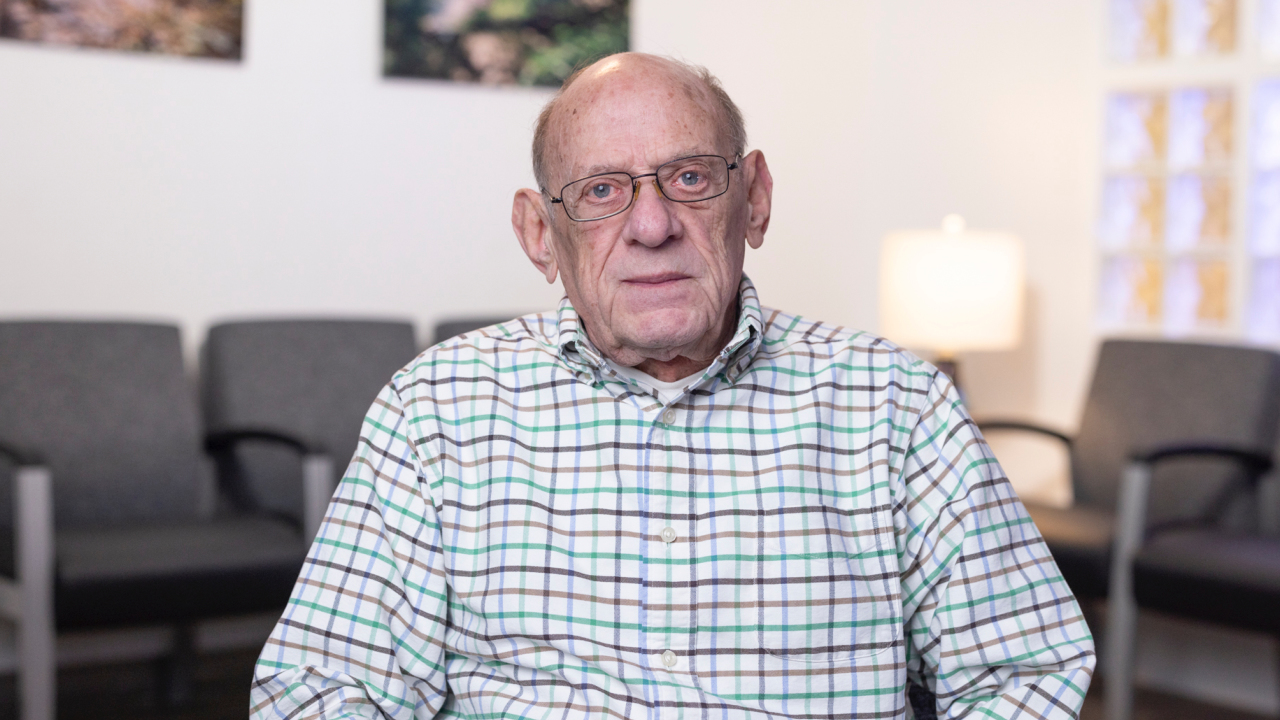 portrait image of mike after dental implants