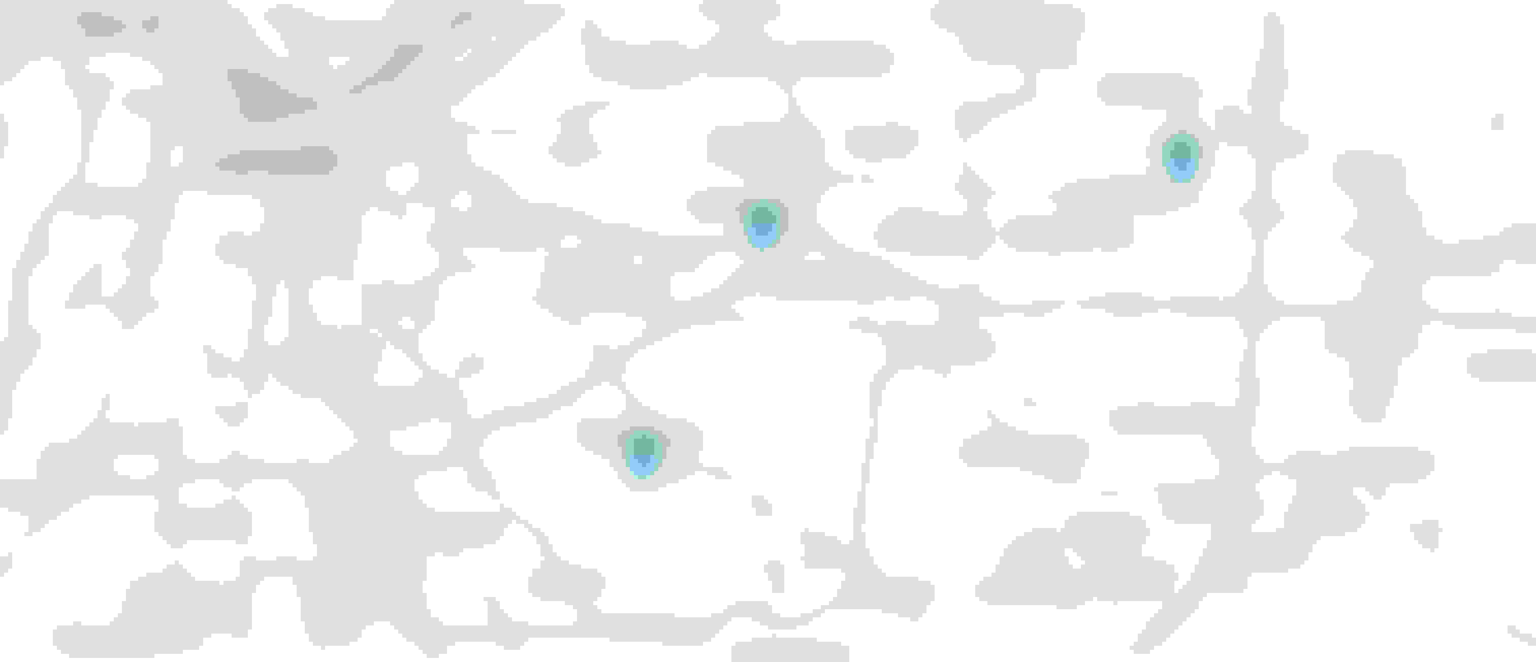 Contact page splash with markers