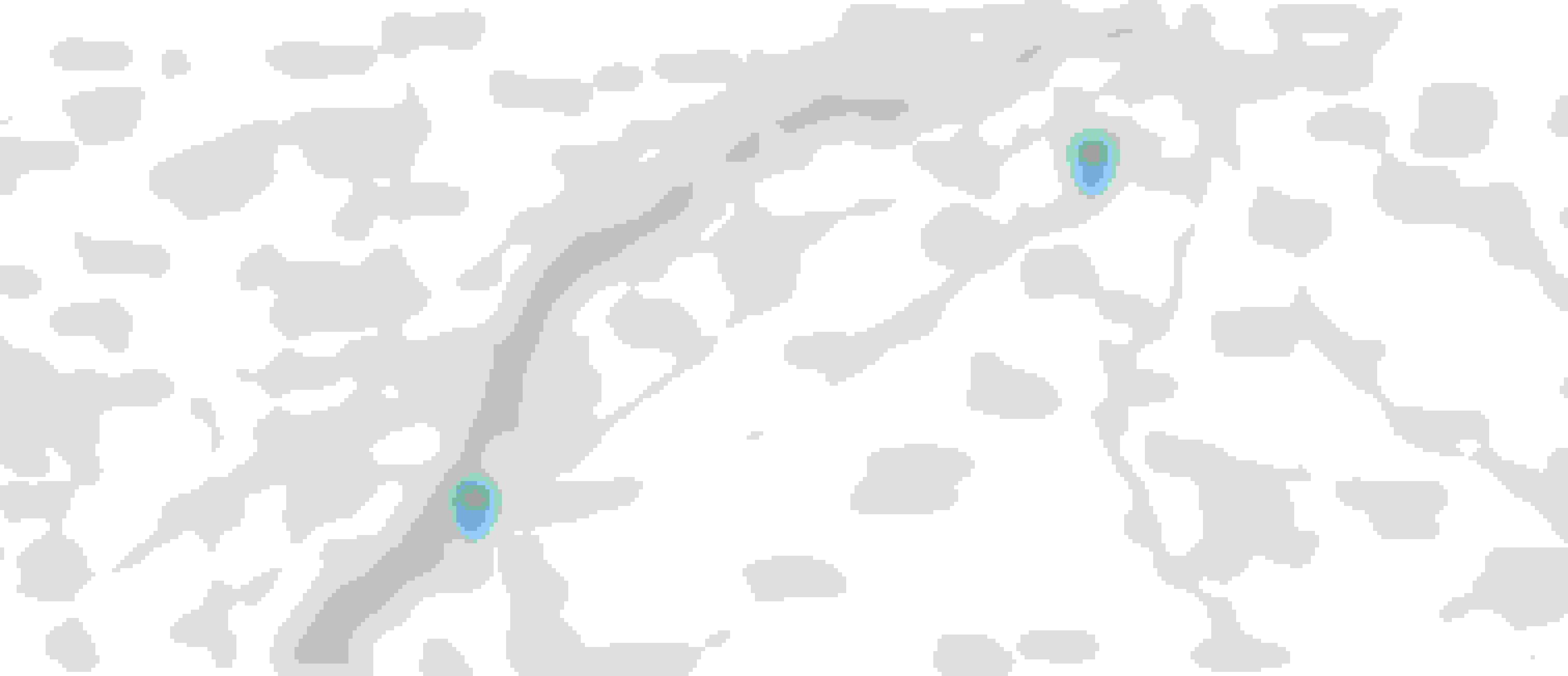 Contact page splash markers