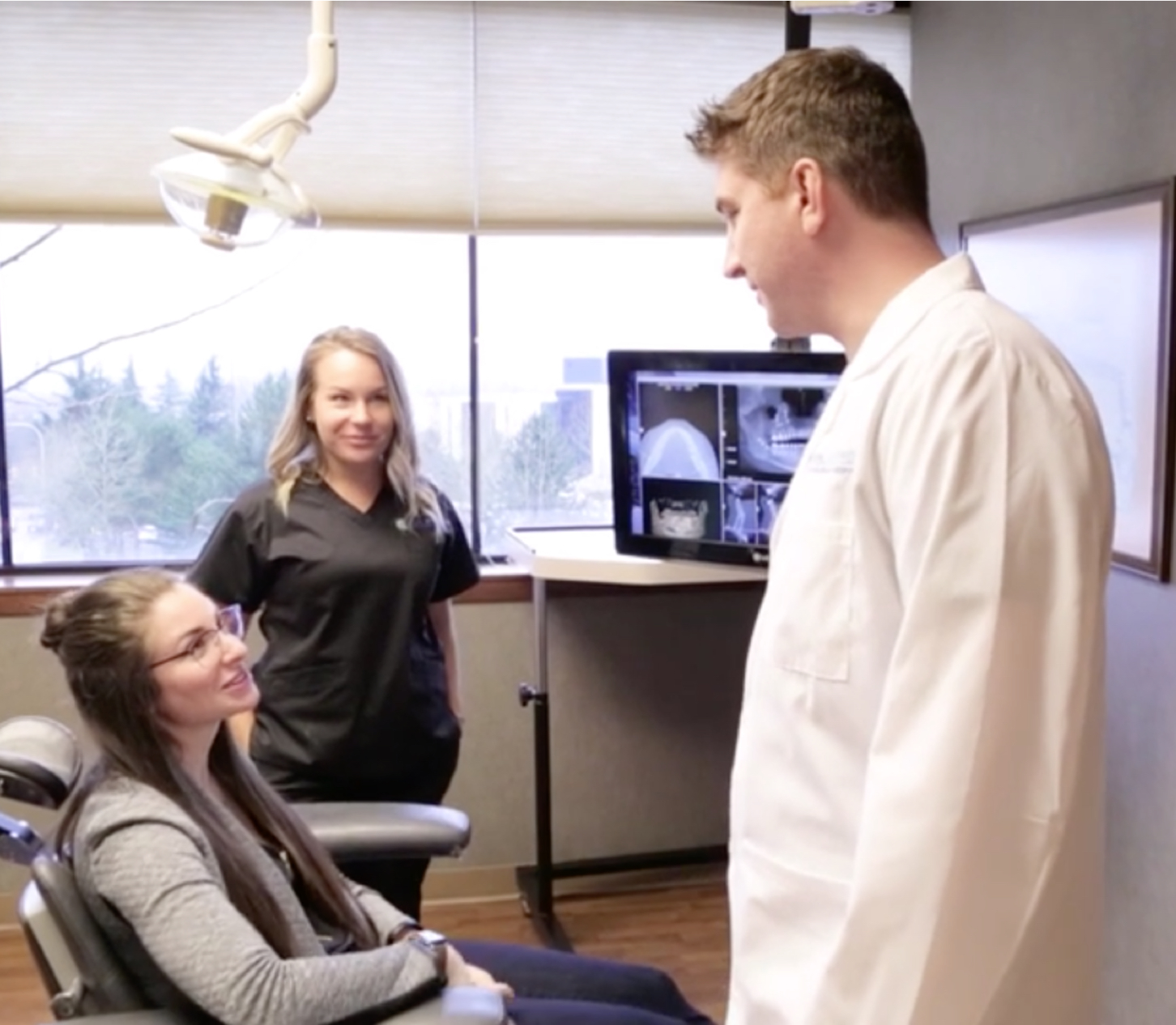 Dr. Ben Johnson Greeting His Patient