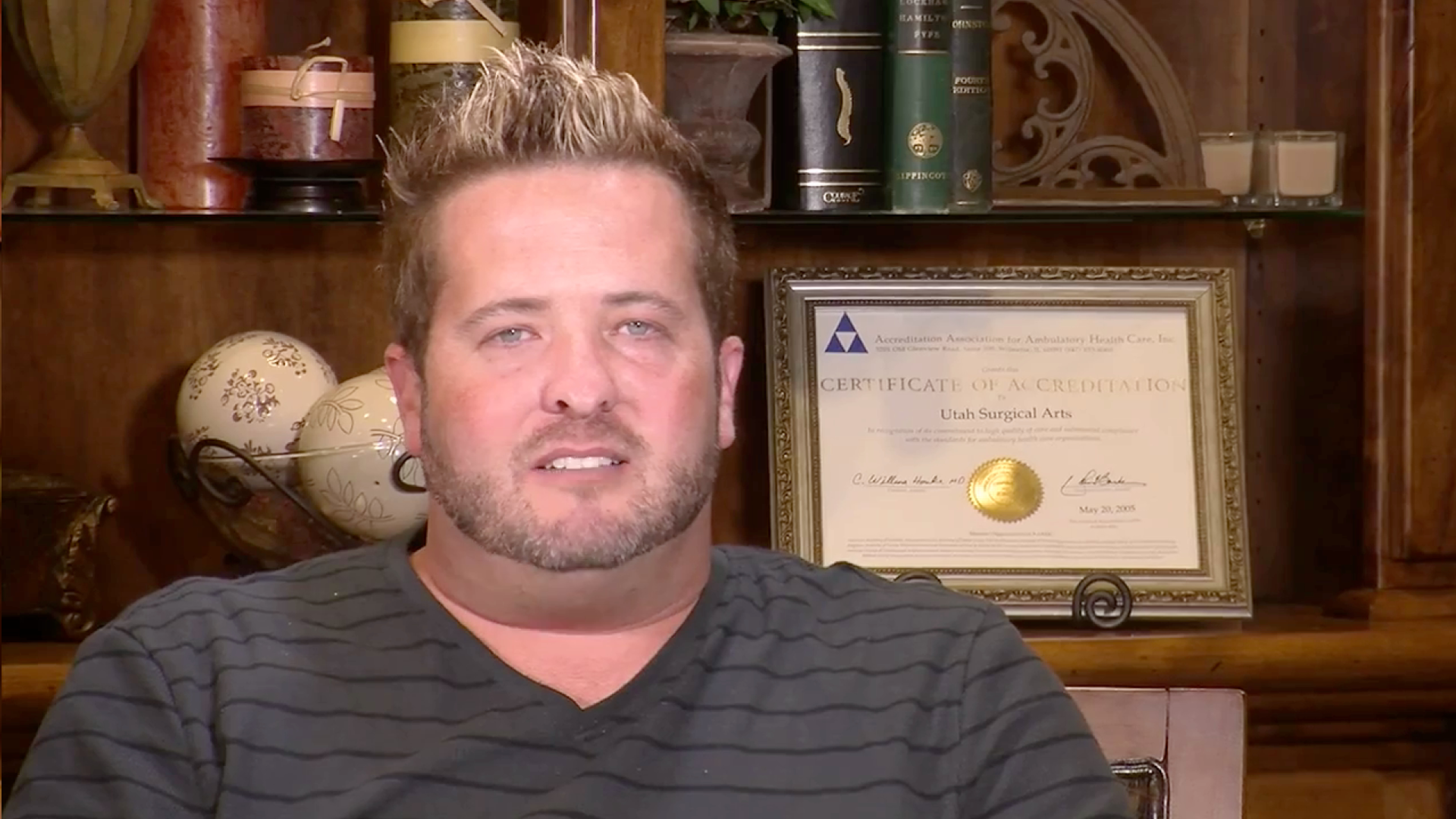 Matt got a dental implant at Utah Surgical Arts in South Jordan, UT