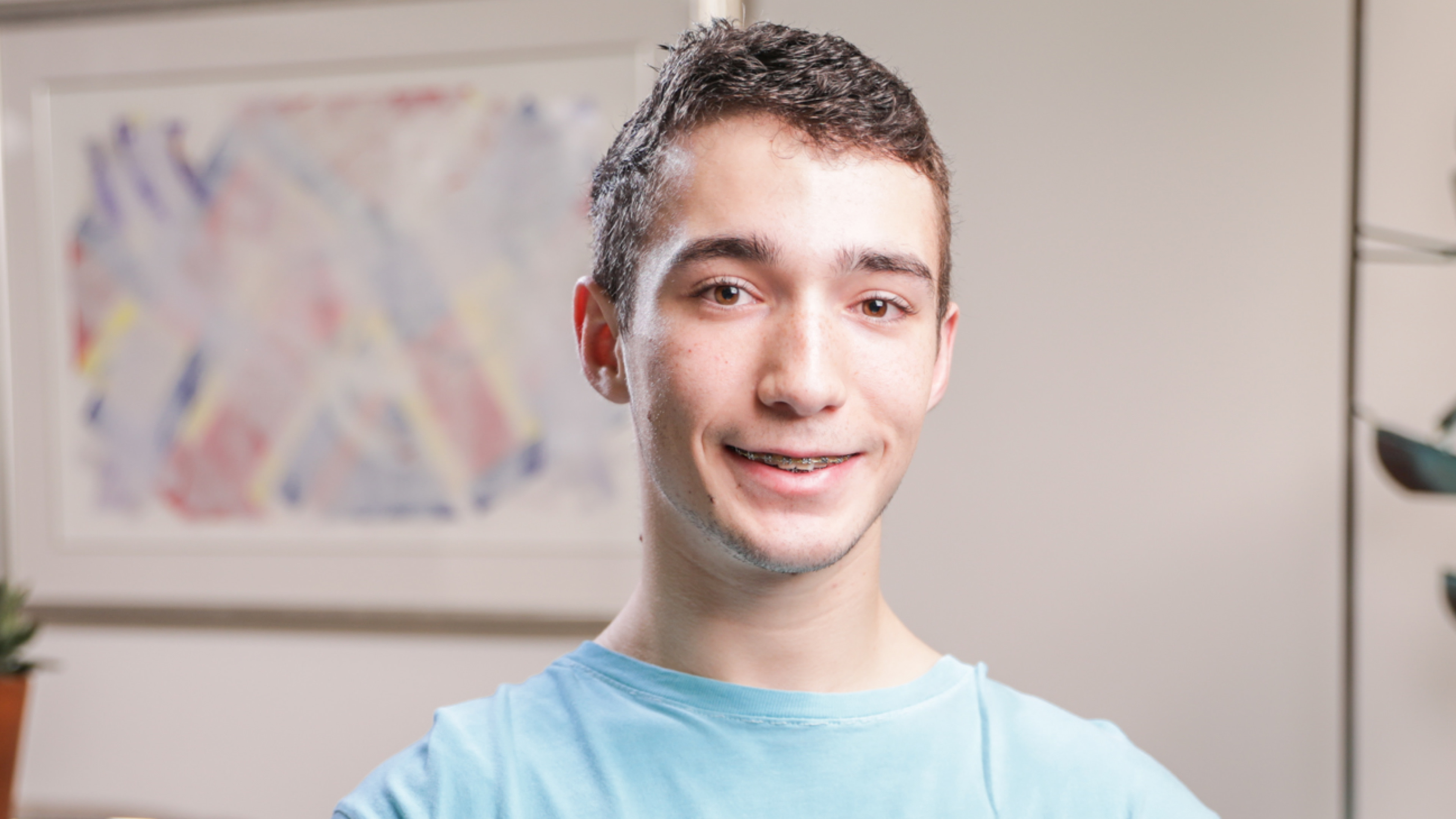 Spencer got braces in Omaha, NE