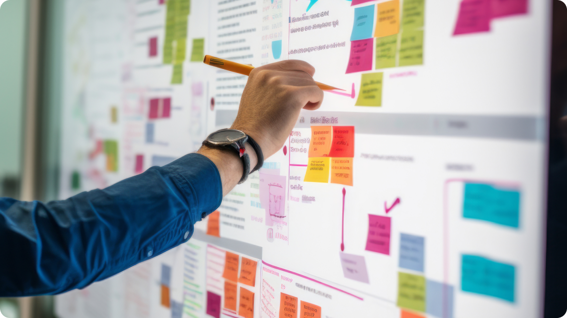 Nuvolum website wireframe design