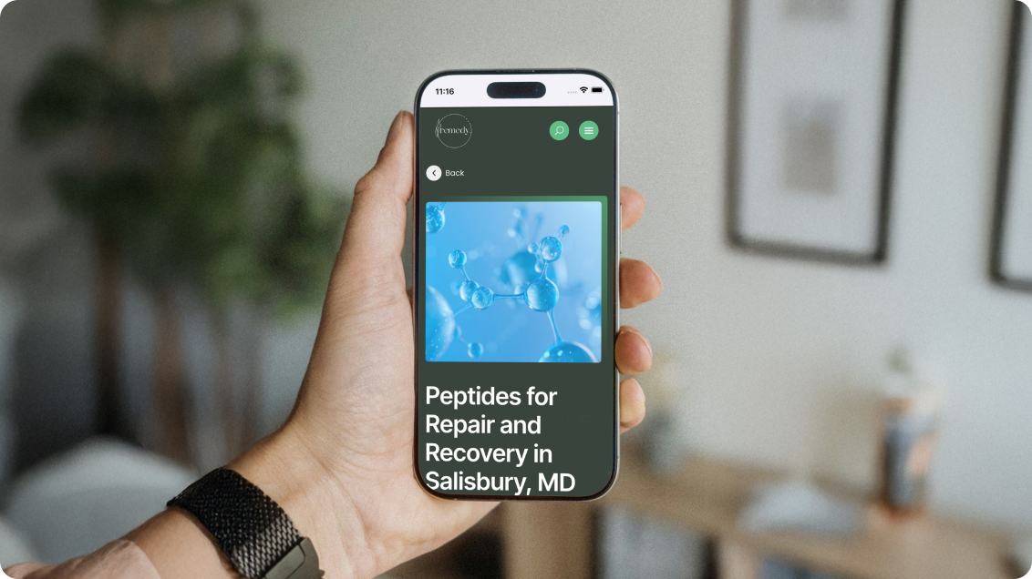 Remedy website mobile