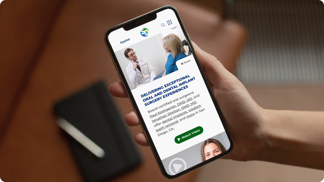 San diego oral surgery website desktop 1