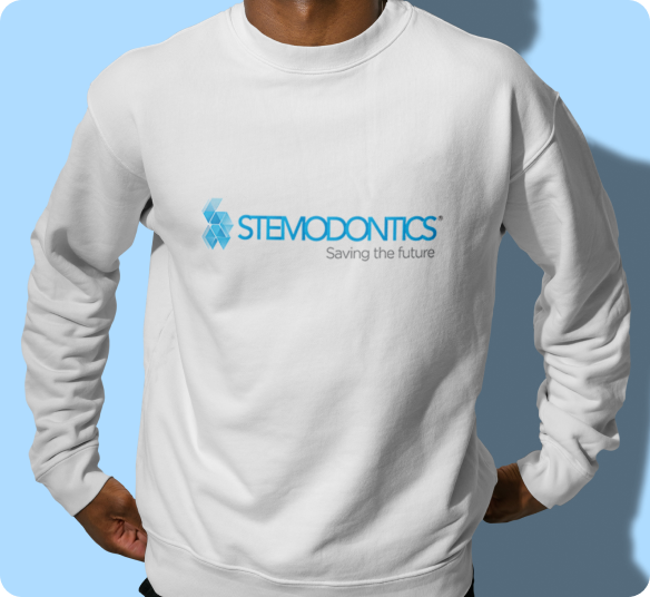 Stemodontics branding business card mobile
