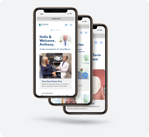 Wuwta branding business card mobile