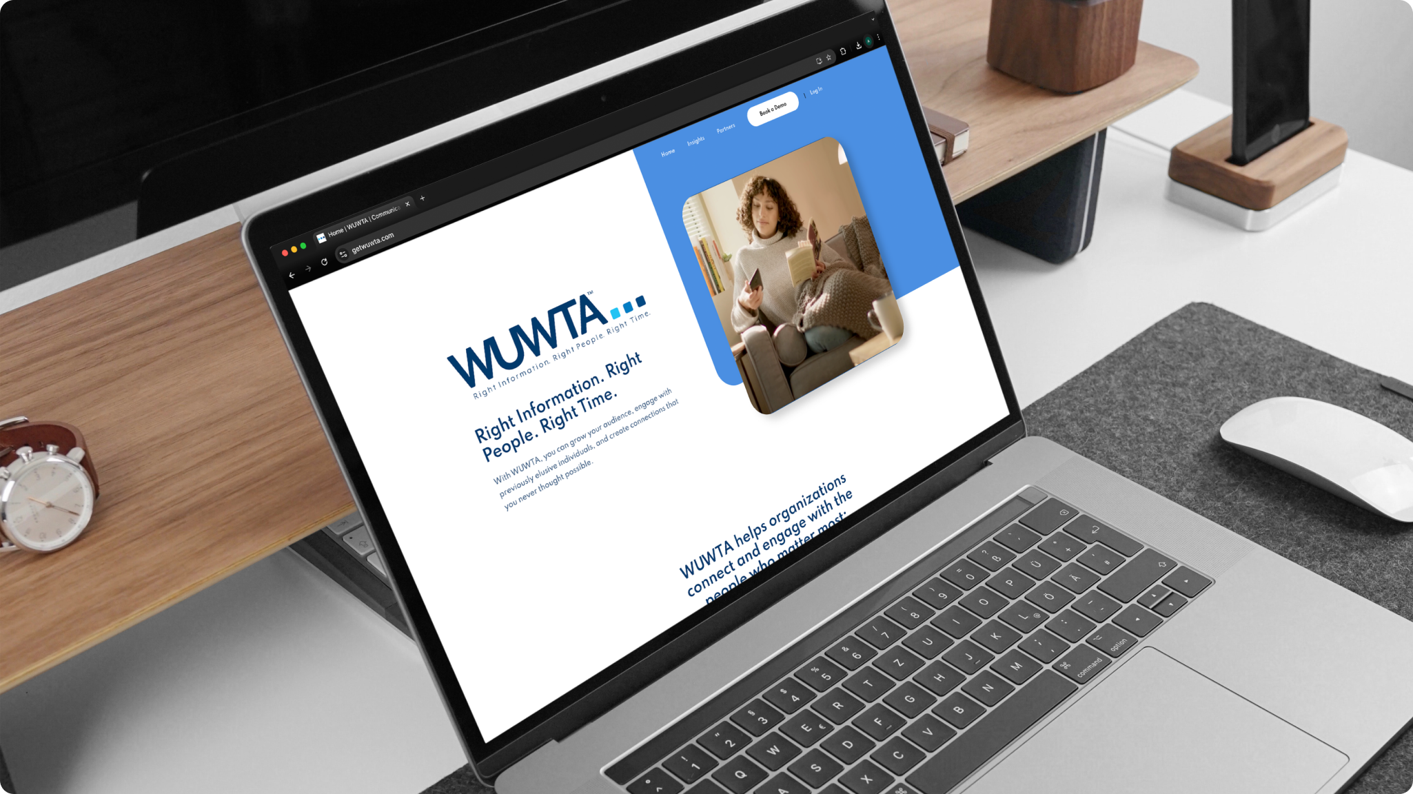 Wuwta website desktop