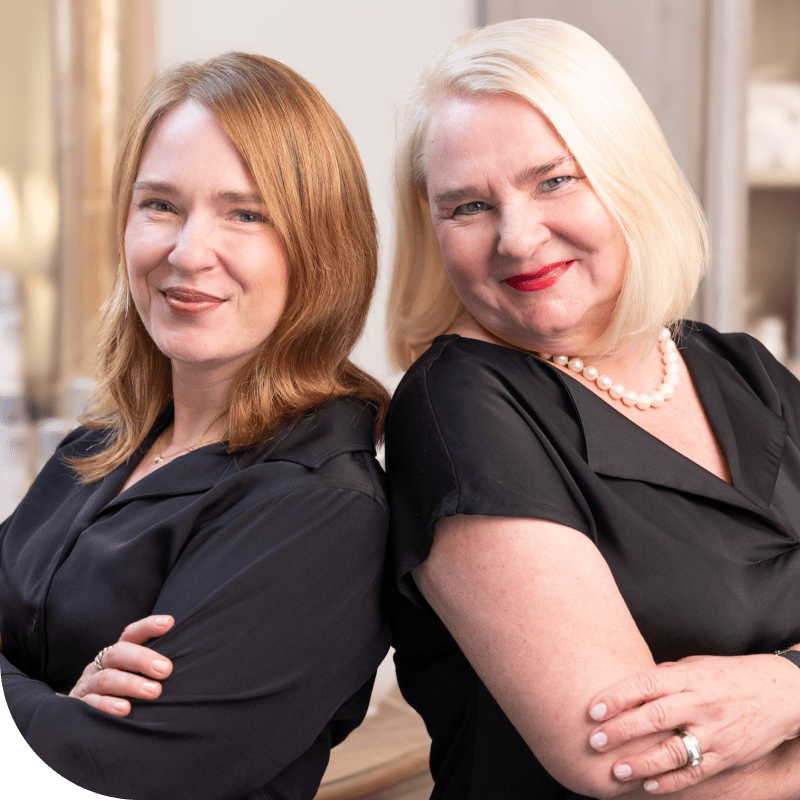 Image of Eva Claiborne with dermatologist