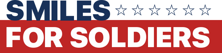 smiles for soldiers banner