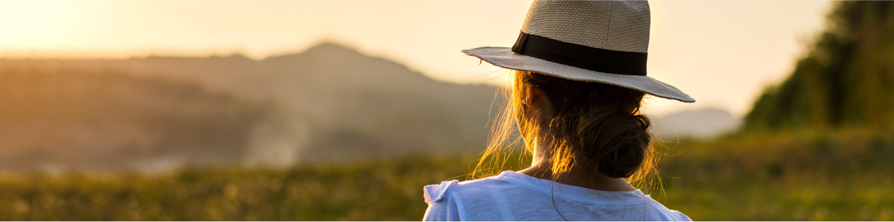 women in field