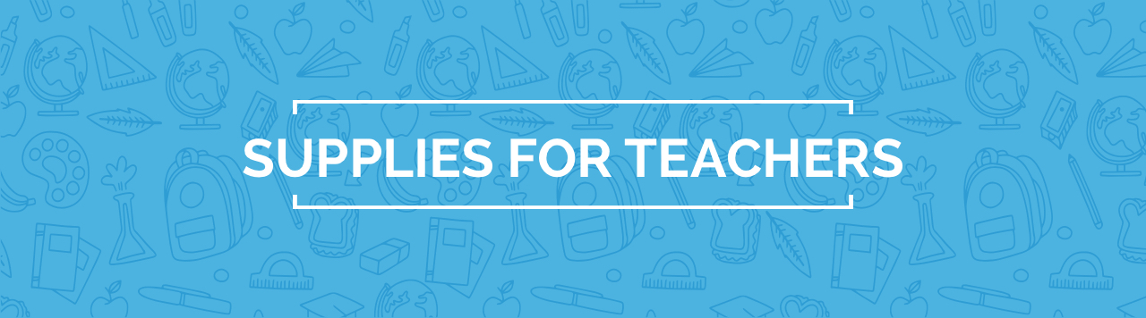 Supplies for Teachers banner