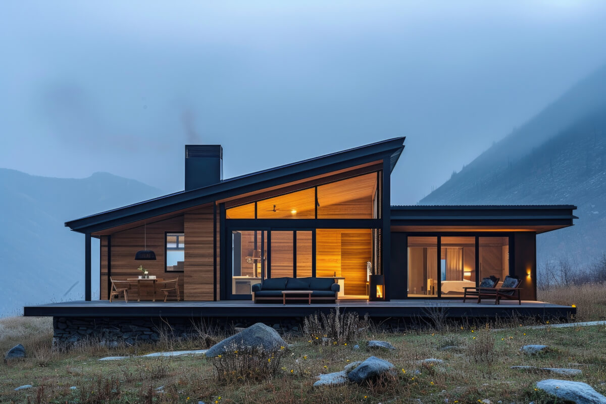 Каркасник на уклоне