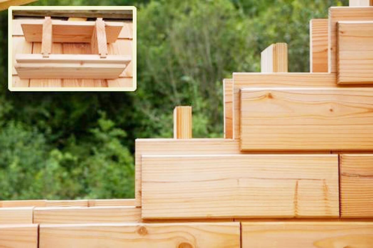 Деревянный кирпич