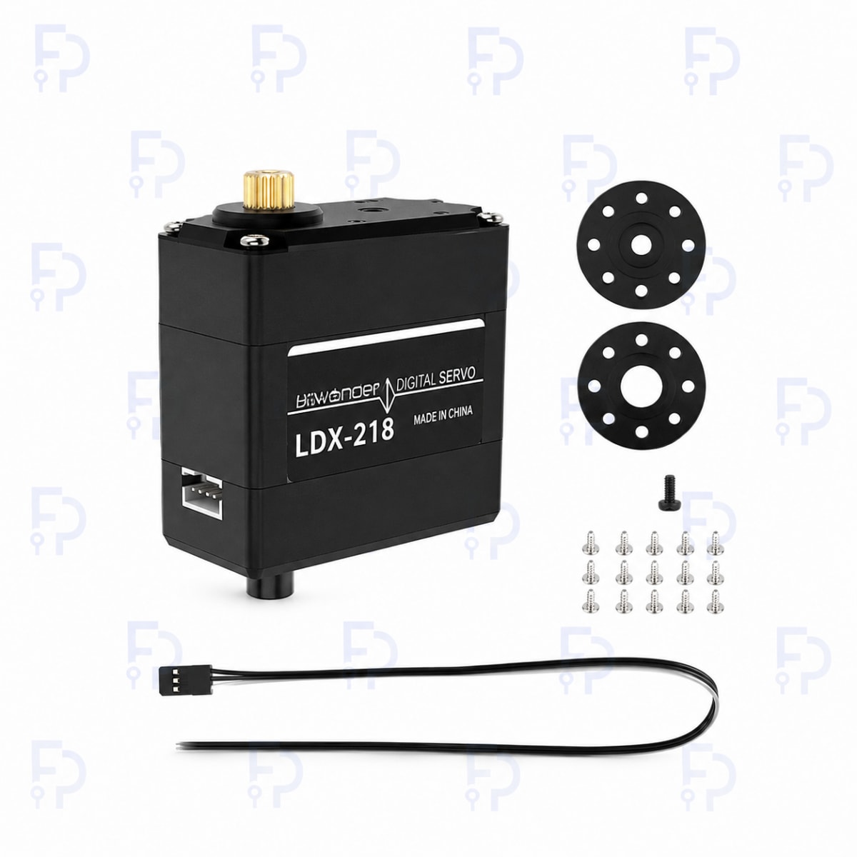 سيرفو موتور رقمي Hiwonder LDX-218 تروس معدنية 17 كغم