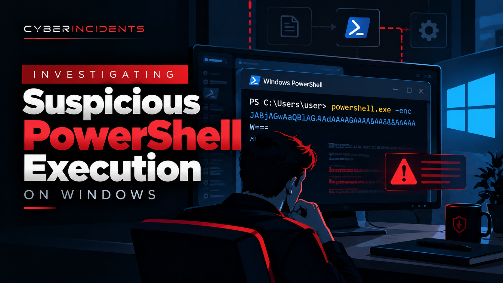 Investigating Suspicious PowerShell Execution on Windows