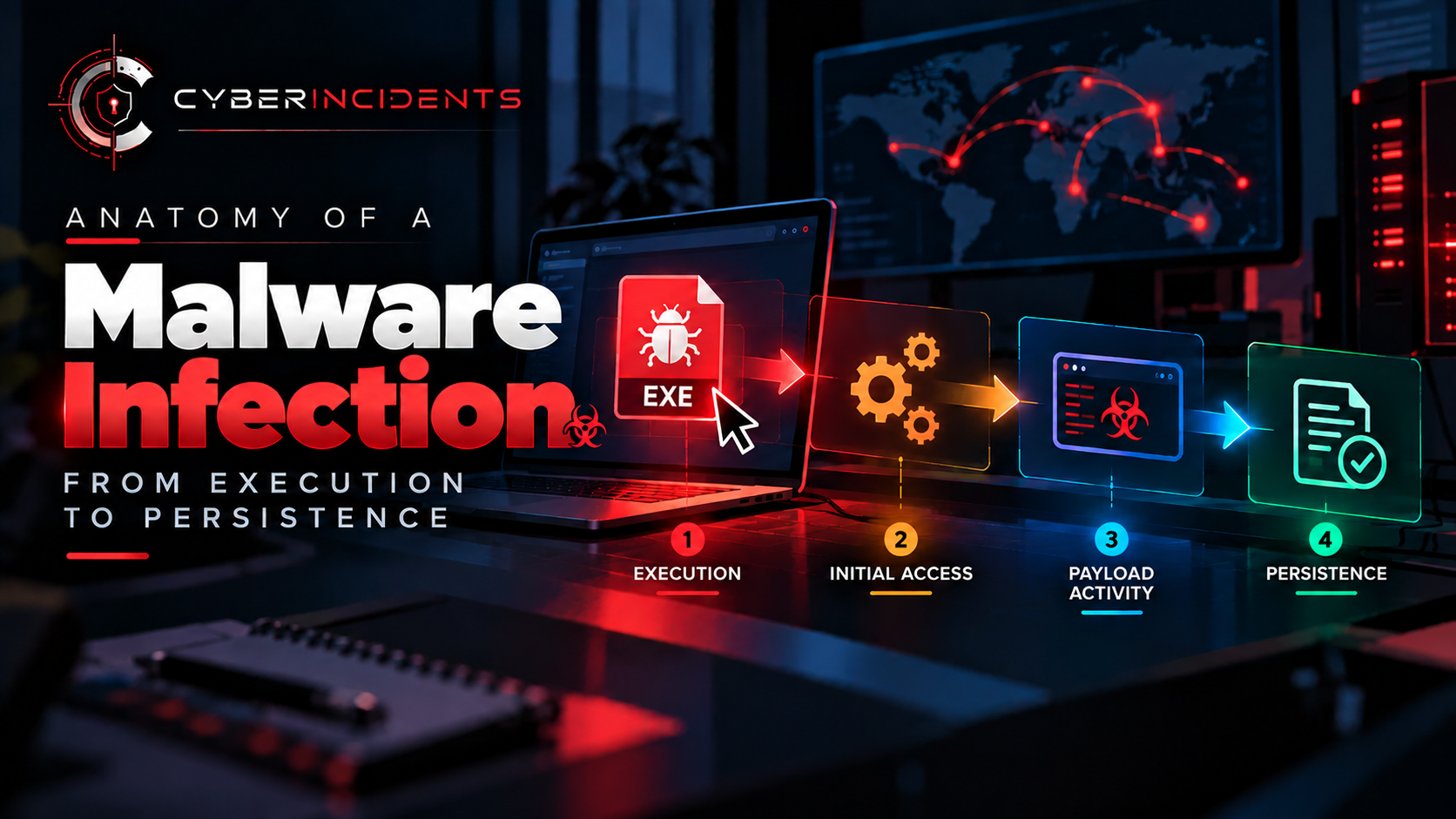 Anatomy of a Malware Infection: From Execution to Persistence