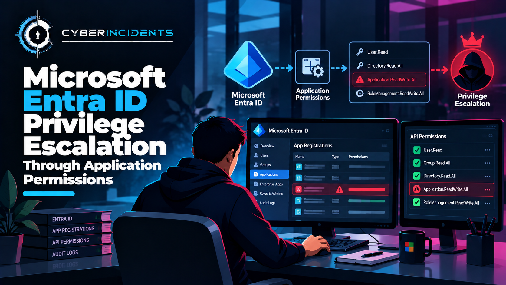 Microsoft Entra ID Privilege Escalation Through Application Permissions