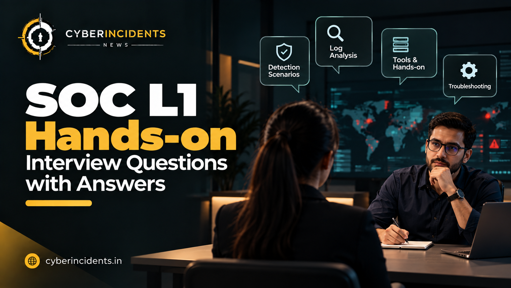 SOC L1 Hands-on Interview Questions with Answers