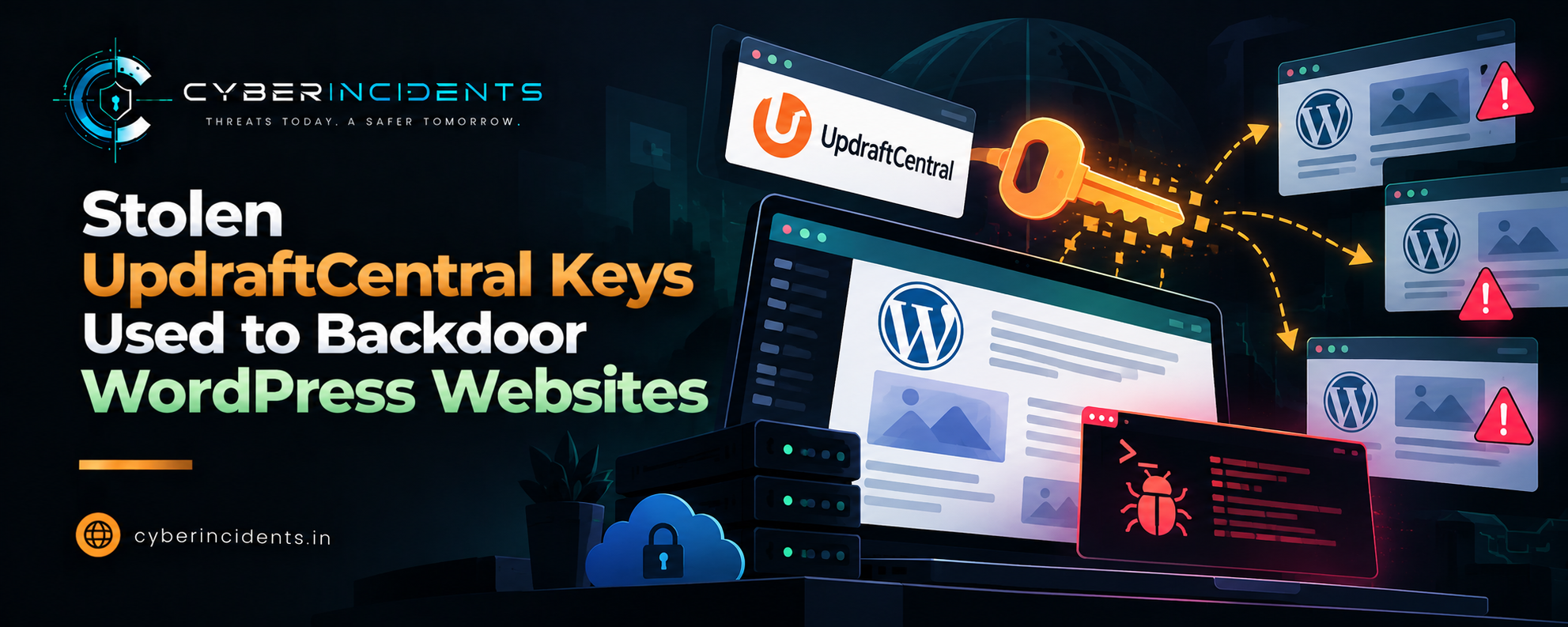 Stolen UpdraftCentral Keys Used to Backdoor WordPress Websites