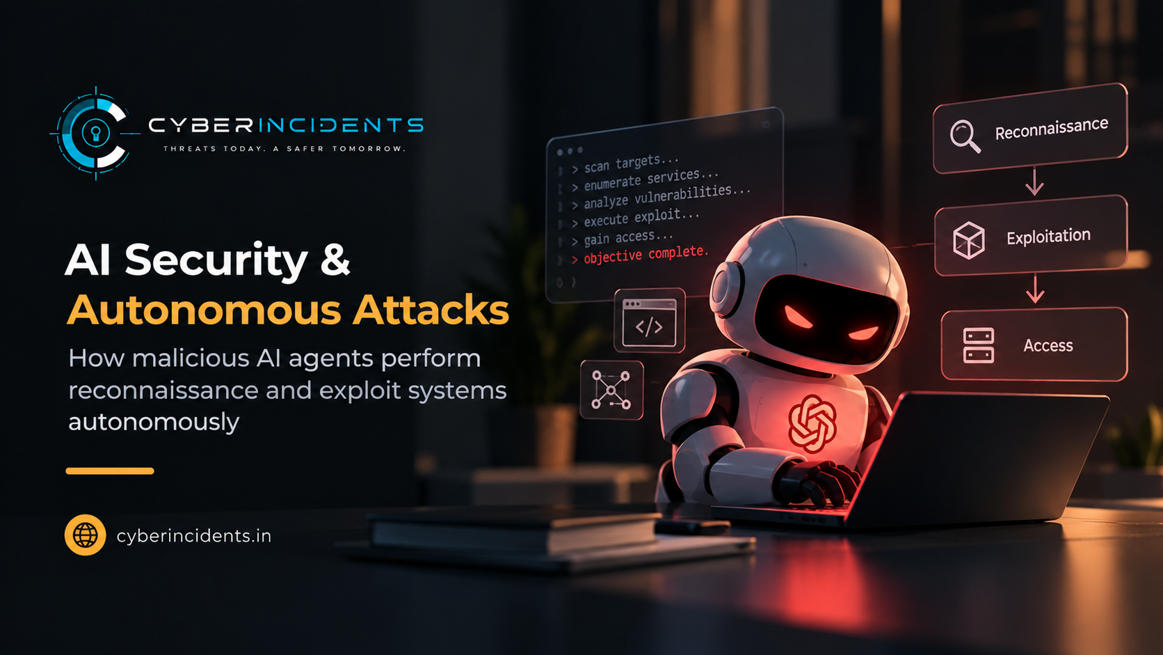 Agentic AI Security & Autonomous Attacks: How Malicious AI Agents Reconnoitre and Exploit Systems