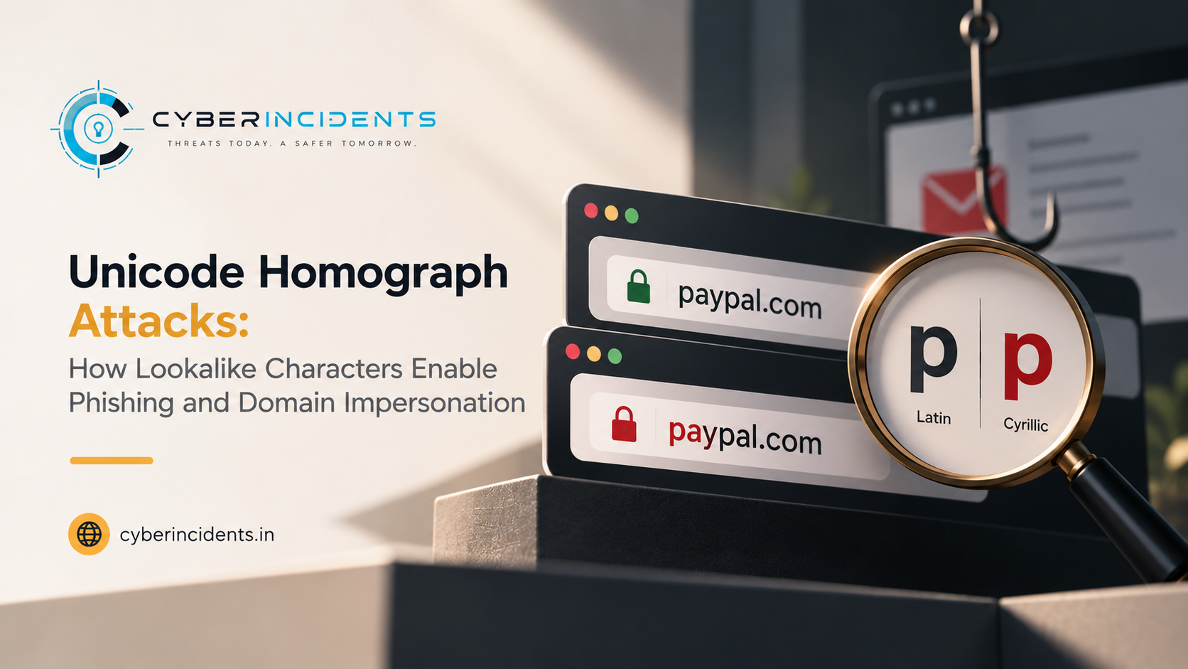 Unicode Homograph Attacks: How Lookalike Characters Enable Phishing and Domain Impersonation