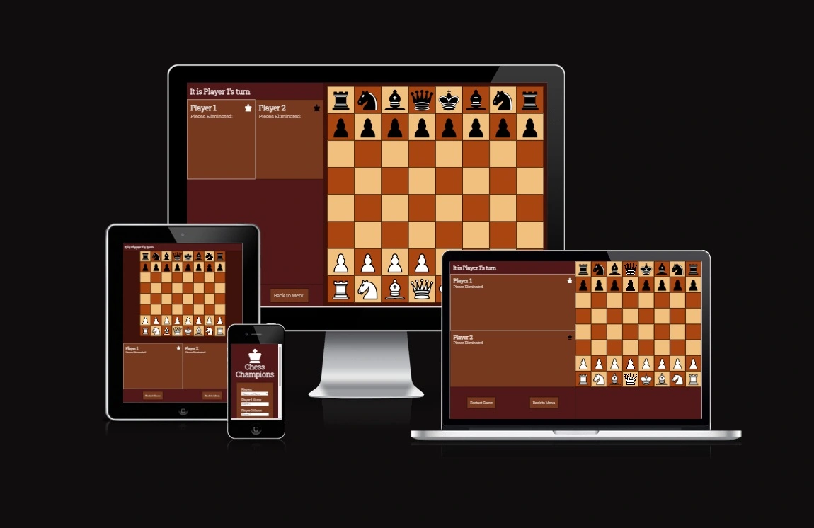 Screenshot of the chess-champions project