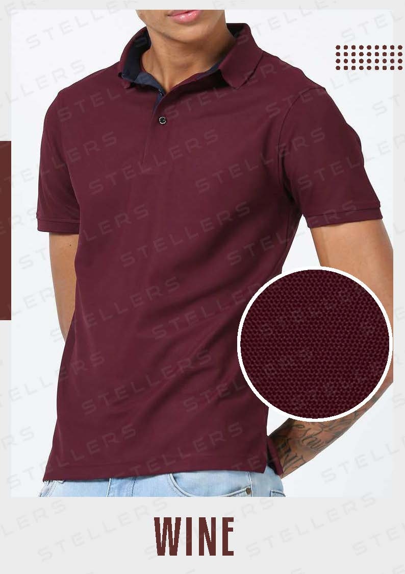 Polo T-Shirt – Wine