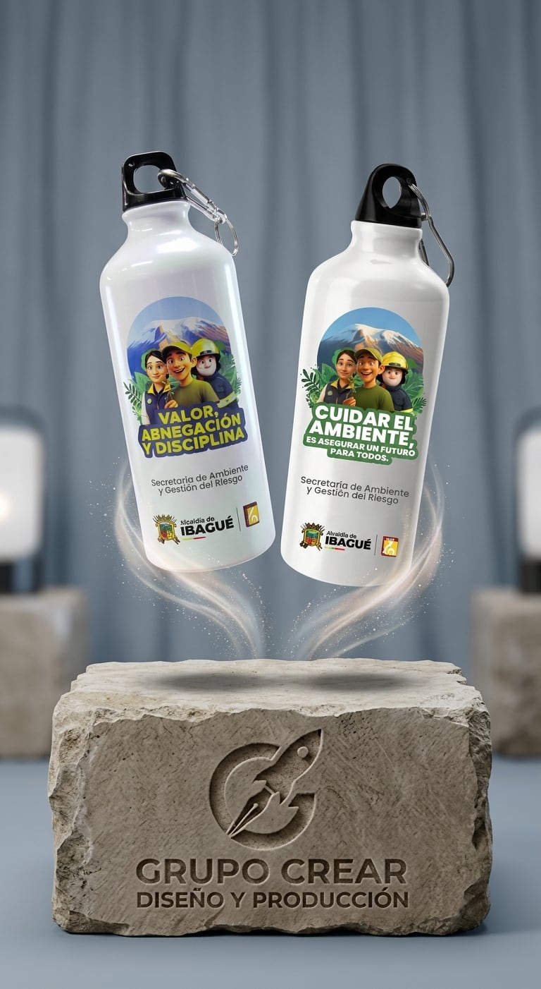 Botilitos promocionales Ambiente Ibagué