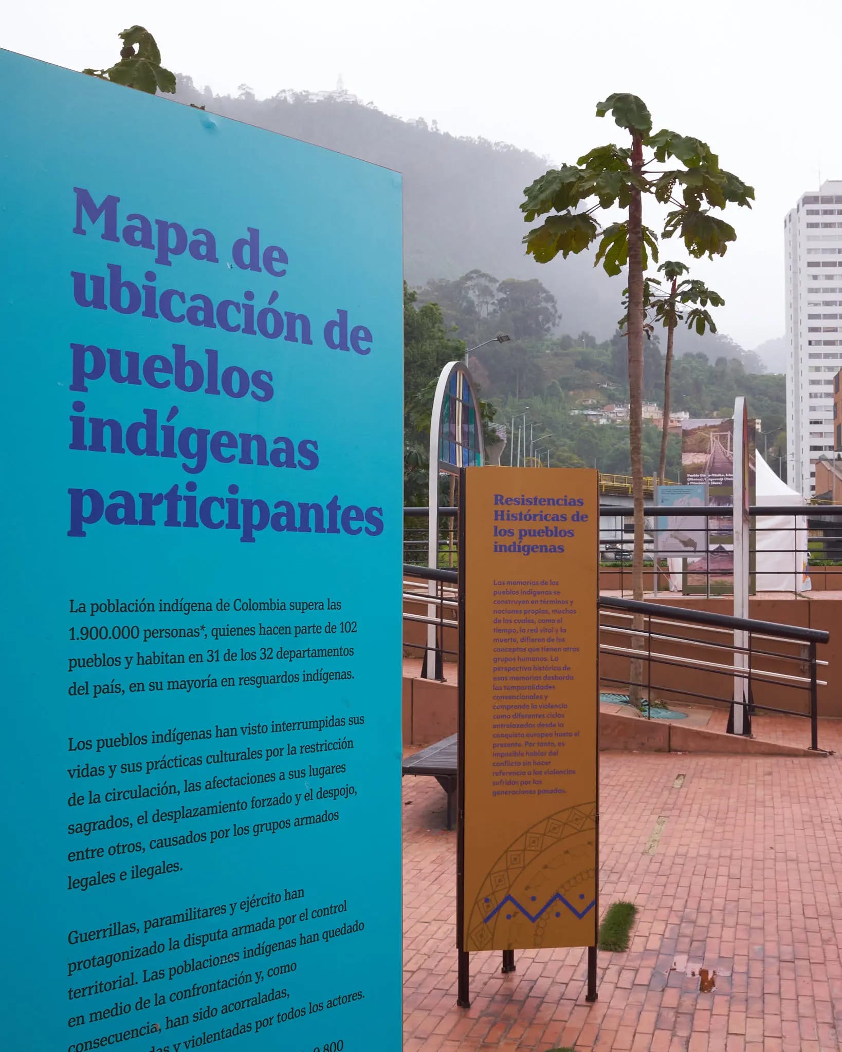 Mapa en gran formato de pueblos indígenas