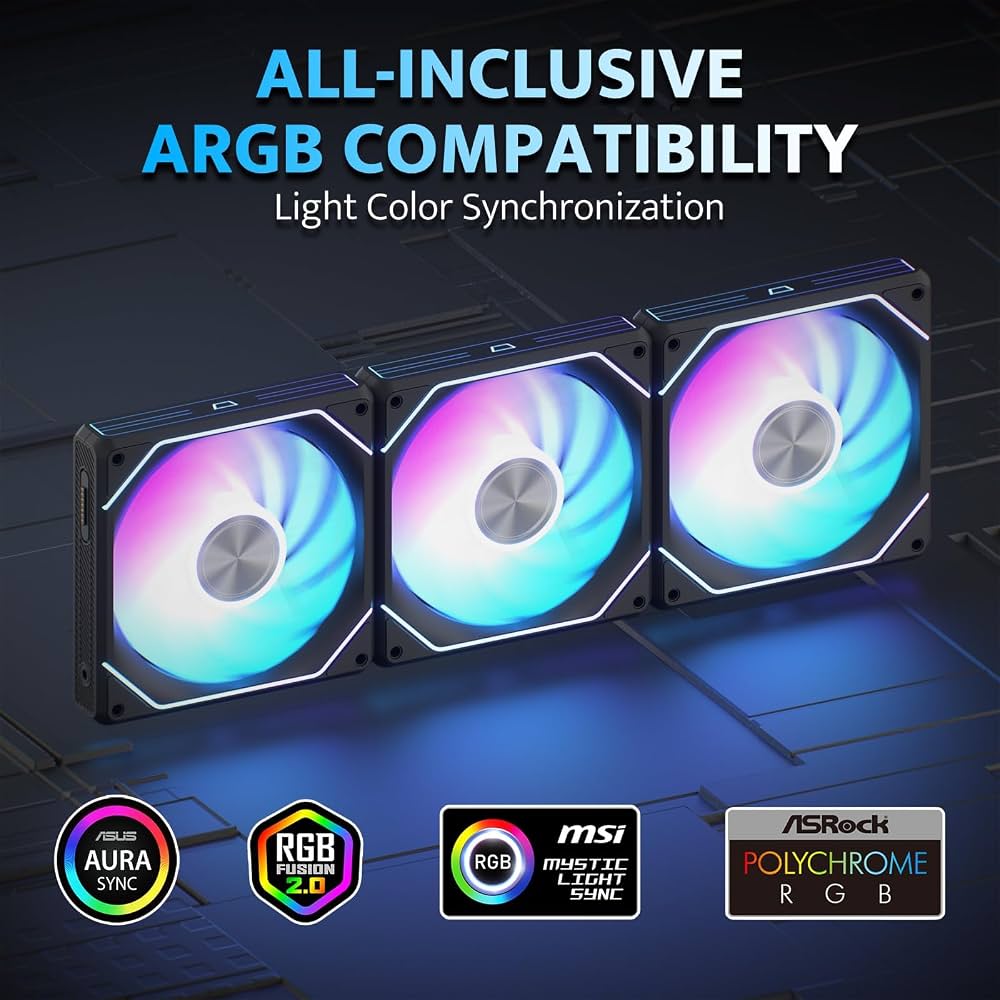 MAGMA GM8 LINE ARGB PACK 3 FANS  image 3