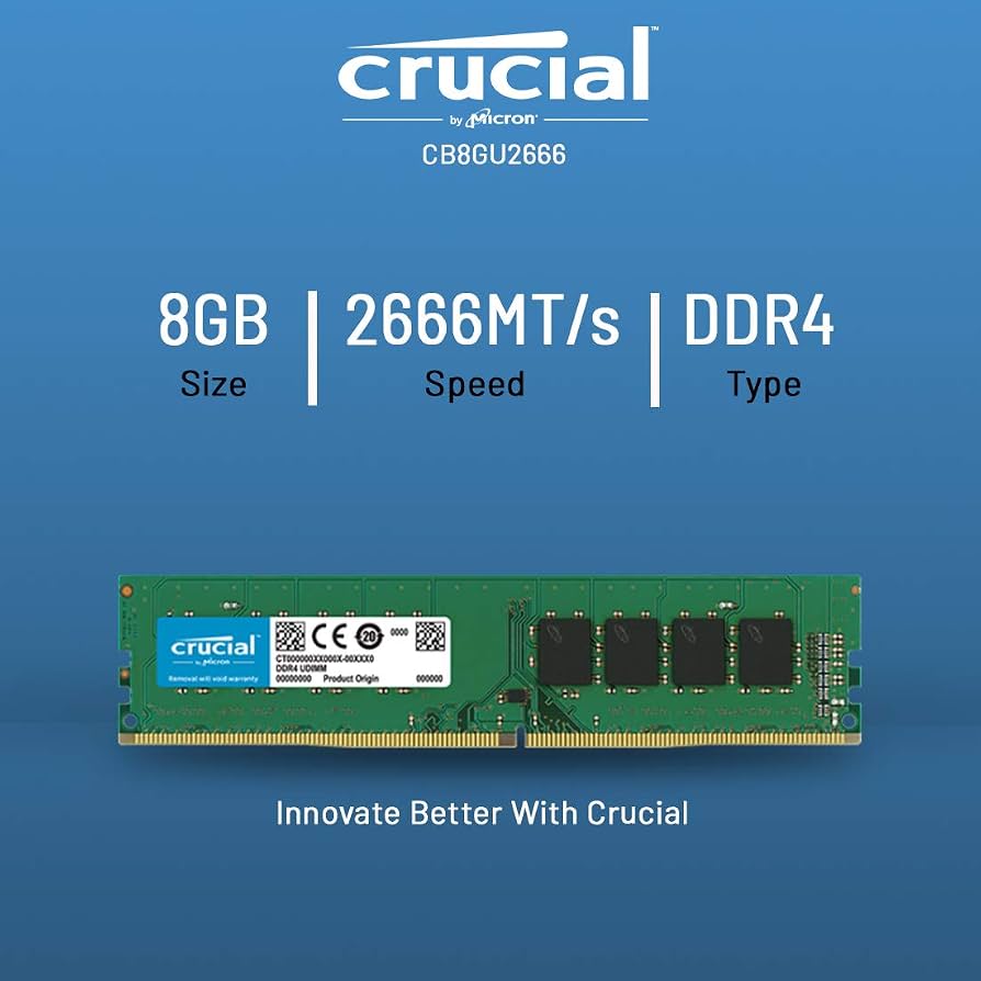 CRUCIAL 8GB 2666MHZ