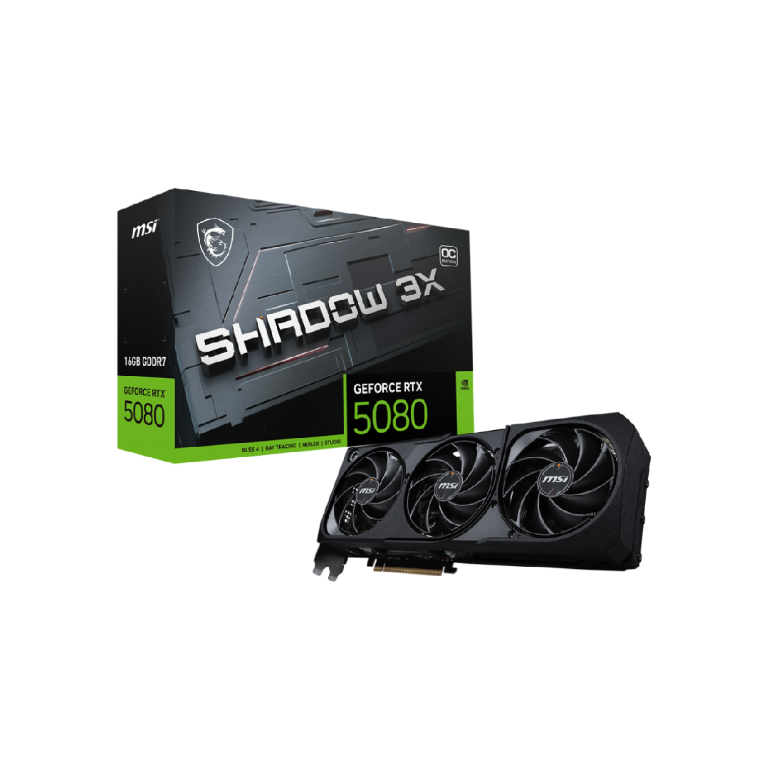 MSI SHADOW 3X RTX 5080 OC 16GB