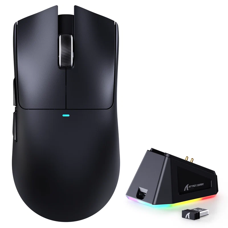 ATTACK SHARK X11 BLACK + CHARGING DOCK