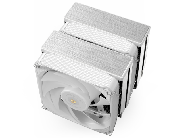 MARS GAMING DUAL TOWER HEATSINK MCPU-XU9 WHITE 