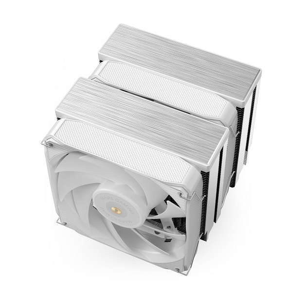MARS GAMING DUAL TOWER HEATSINK MCPU-XU6 WHITE 