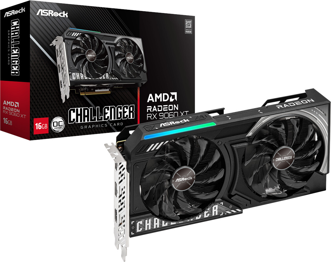 ASROCK CHALLENGER RX 9060 XT 16GB *USED*