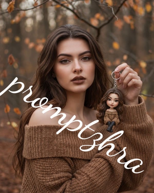 پرامپت افزودن جاکلیدی سه‌بعدی به عکس