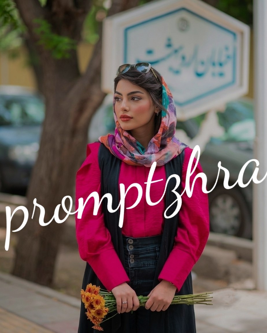 پرامپت پرتره خیابانی با جزئیات دقیق