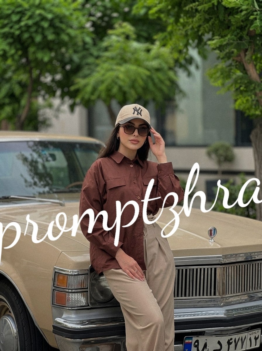 پرتره سه رخ وینتیج با خودرو و استایل خاص
