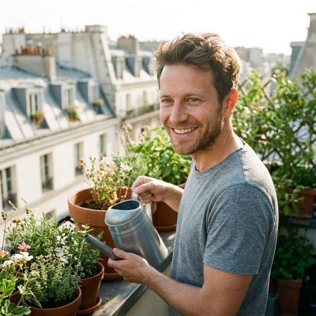 پرتره صبحگاهی بالکن