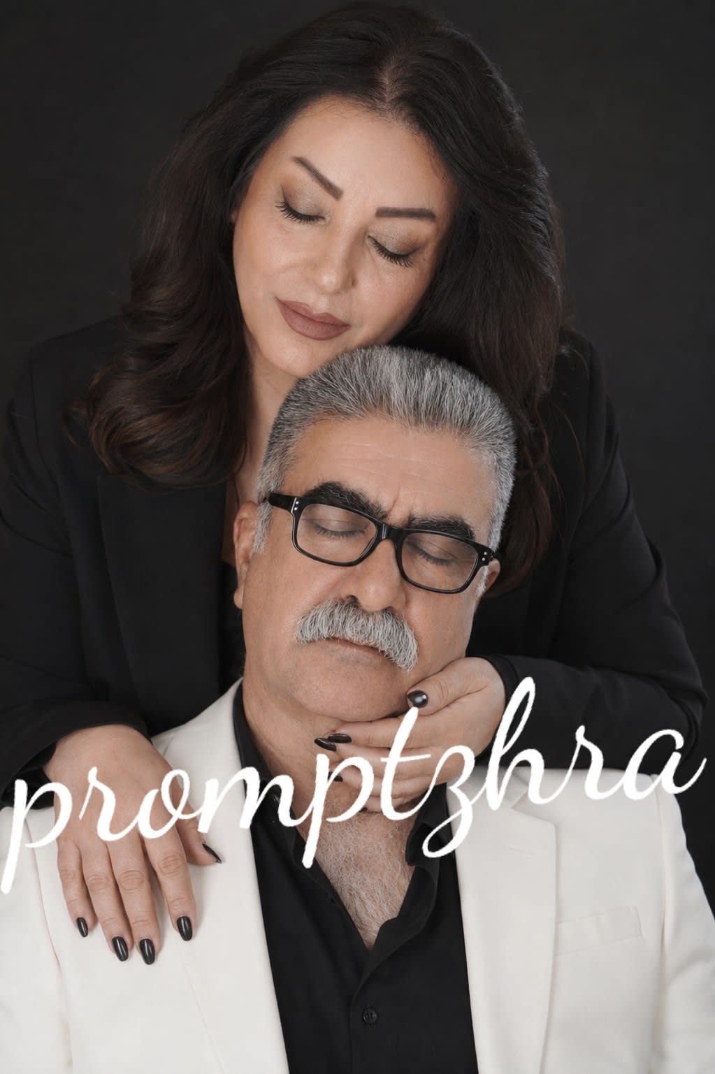 پرتره احساسی سیاه و سفید