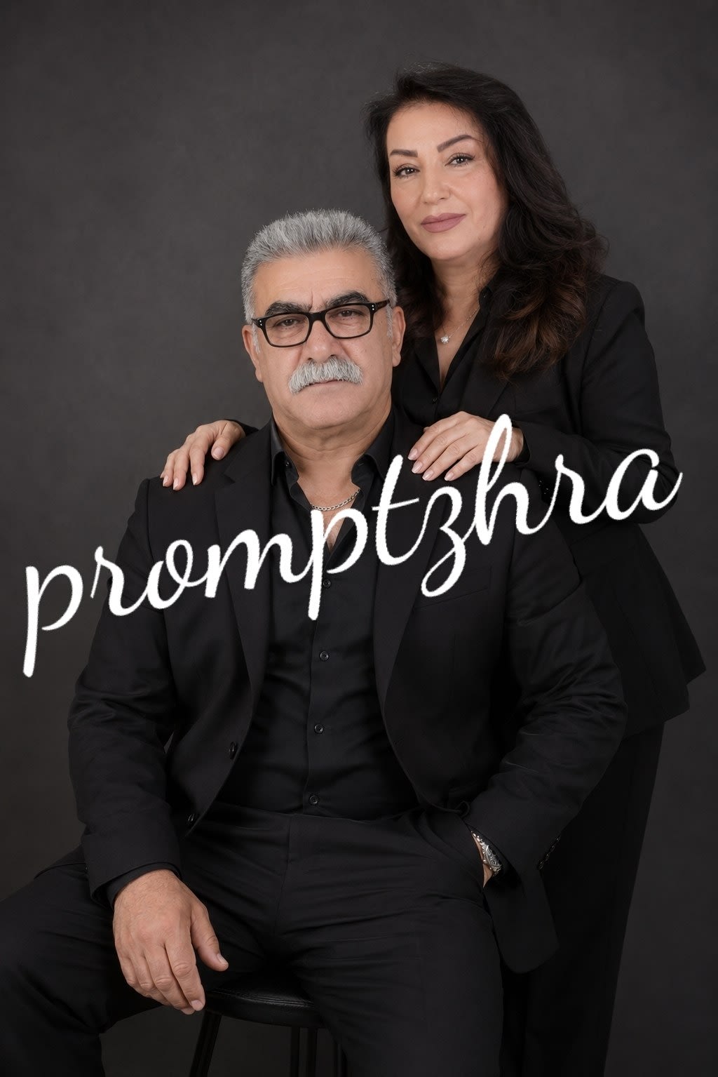 پرتره استودیویی زوج