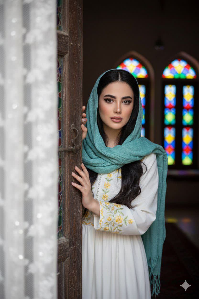 پرتره قاجاری زنانه