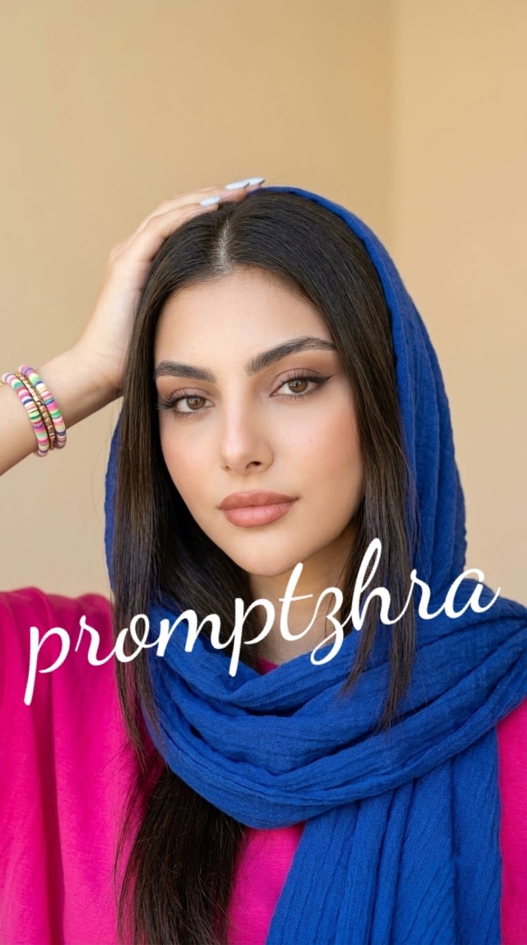 پرتره سلفی رنگارنگ