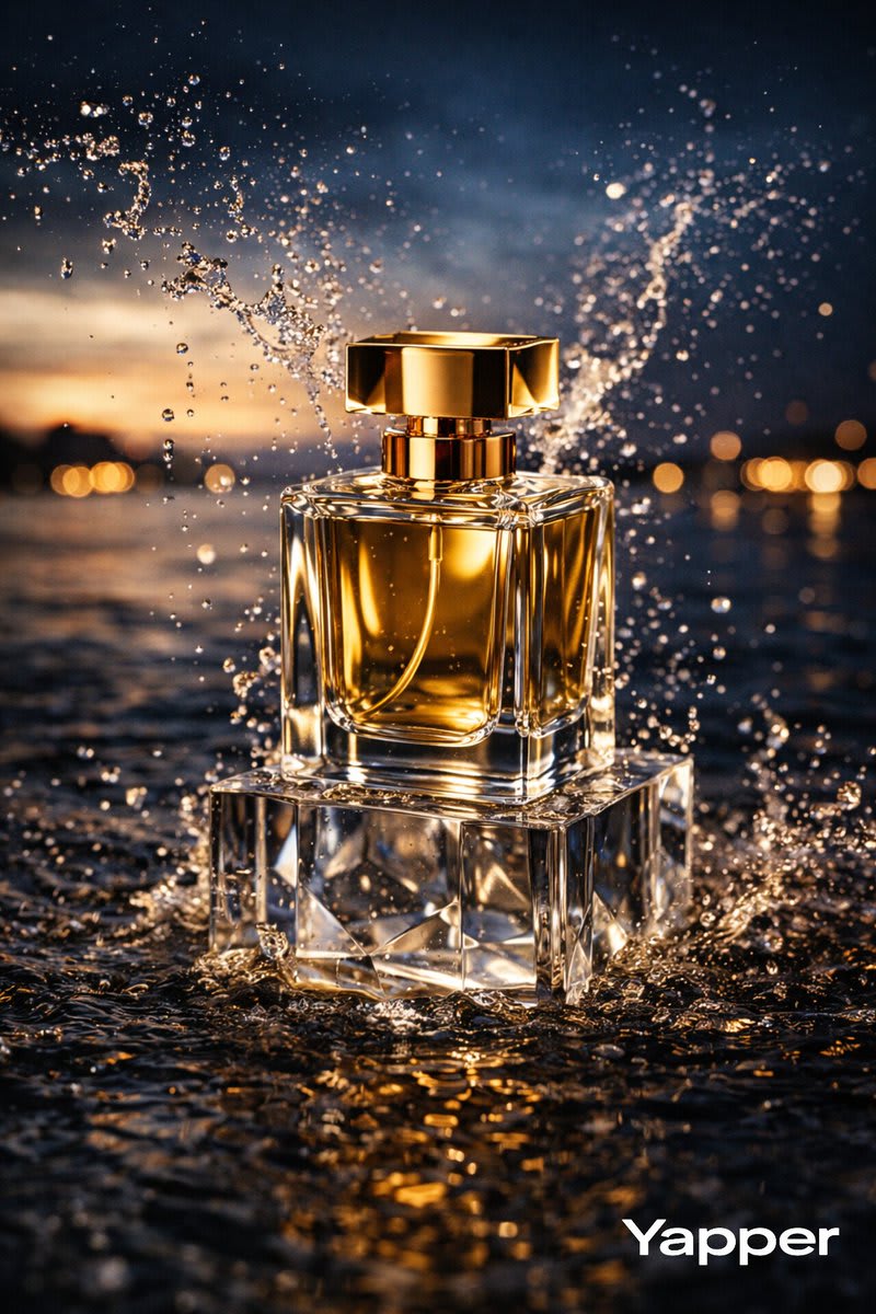 پرامپت عکاسی تبلیغاتی عطر لوکس