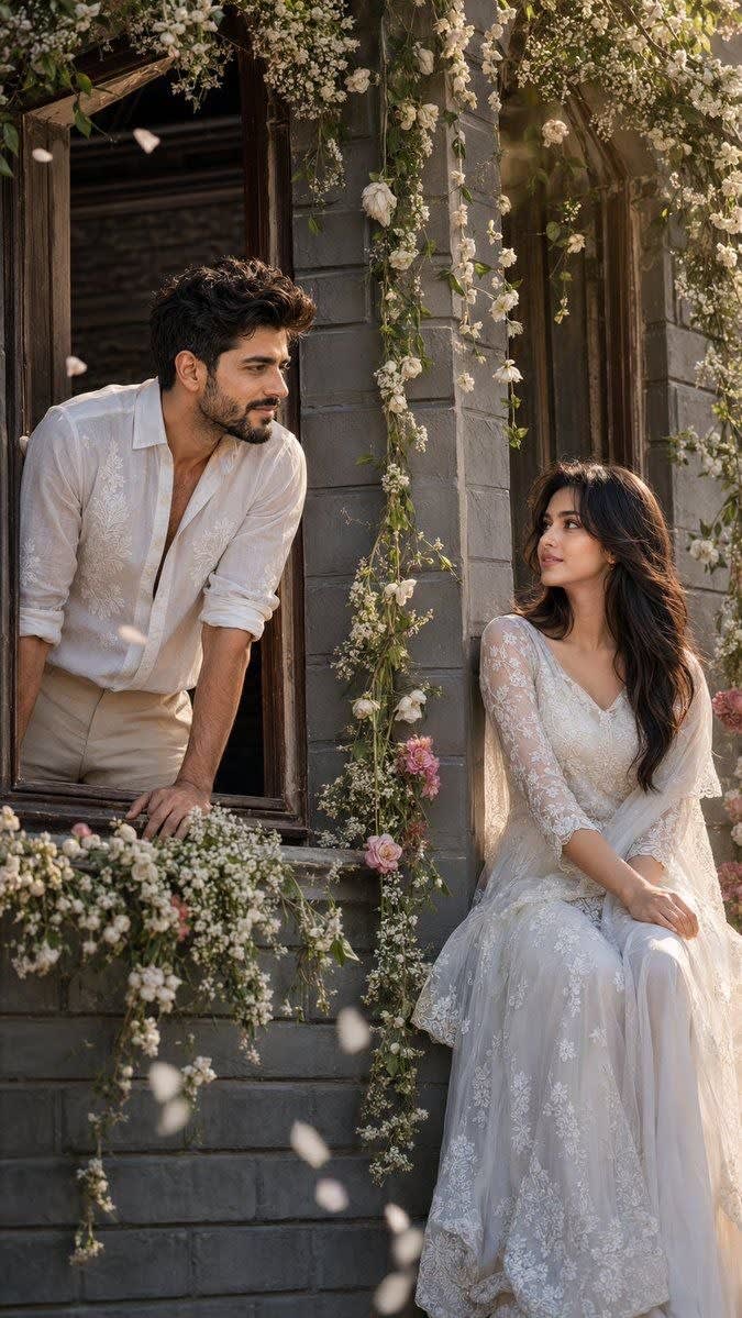 تصویر پرامپت پرتره سینمایی رمانتیک | PromptsFA